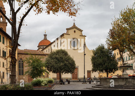 Basilika von Santo Spirito, Florenz, Italien. Stockfoto