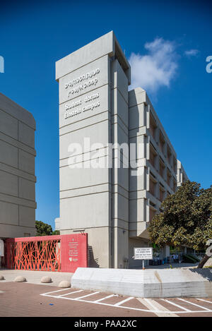 Israel, Ramat Aviv - vom 20. Juli 2018: die Universität Tel Aviv - Studentenwohnheime Einstein Campus Stockfoto