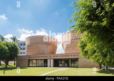 Israel, Ramat Aviv - vom 20. Juli 2018: cymbalista Synagoge und Jüdisches Erbe Zentrum an der Universität Tel Aviv Stockfoto