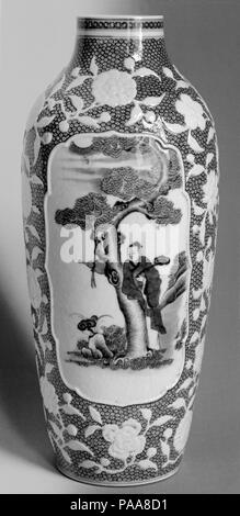 Vase. Kultur: China. Abmessungen: H.11 cm. (29,2 cm). Museum: Metropolitan Museum of Art, New York, USA. Stockfoto