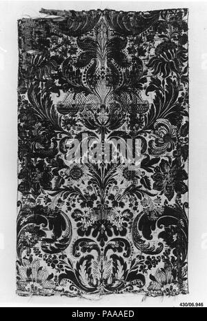 Stück. Kultur: Französisch. Maße: Gesamt: 40 x 24 in. (101,6 x 61 cm). Datum: 1705-15. Museum: Metropolitan Museum of Art, New York, USA. Stockfoto