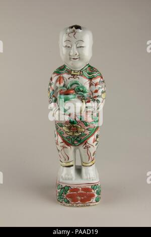 Abbildung eines Jungen. Kultur: China. Abmessungen: H.10 cm. (27,3 cm). Museum: Metropolitan Museum of Art, New York, USA. Stockfoto