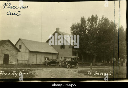 206 Presbytère de la Paroisse de Saint-Benoit BNQ P748 S1P 1722 Stockfoto