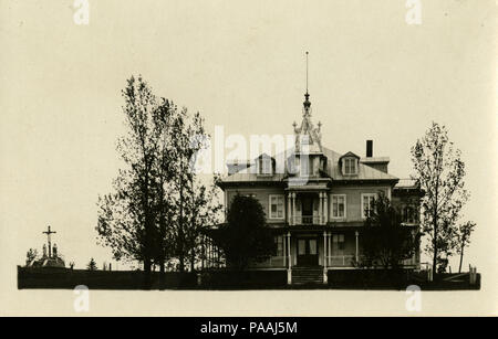 206 Presbytère de la paroisse Saint Honoré de Beauce BNQ P748 S1P 1825 Stockfoto