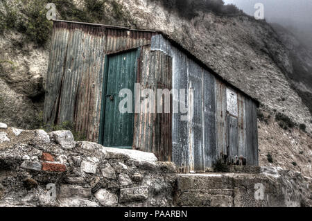 Lulworth Cove Beach Hut Stockfoto