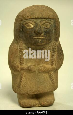 Ständigen Keramik Figur. Kultur: Moche. Abmessungen: H x B: 6 x 3 1/4 in. (15.2 x 8.3cm). Datum: 3.-5. Jh.. Museum: Metropolitan Museum of Art, New York, USA. Stockfoto