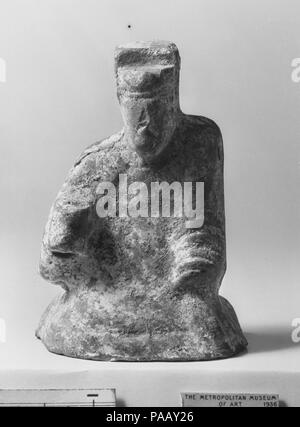 Abbildung der Entertainer. Kultur: China. Abmessungen: H. 3 1/4 in. (8,3 cm). Museum: Metropolitan Museum of Art, New York, USA. Stockfoto