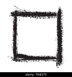 Grunge Rahmen isoliert Stock Vektor