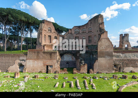 Das Stadion des Domitian und Domus Severiana in Rom. Stockfoto