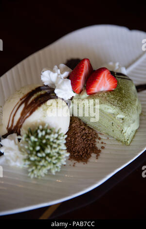 Hausgemachte Crepe Kuchen Stockfoto