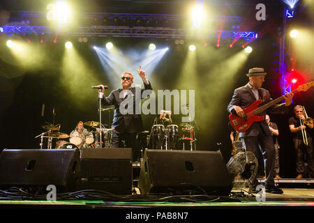 Turin, Italien. 20. Juli 2018. Der Wahnsinn Band live in Turin. Credit: Daniele Baldi/Pacific Press/Alamy leben Nachrichten Stockfoto