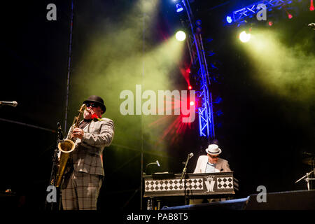 Turin, Italien. 20. Juli 2018. Der Wahnsinn Band live in Turin. Credit: Daniele Baldi/Pacific Press/Alamy leben Nachrichten Stockfoto