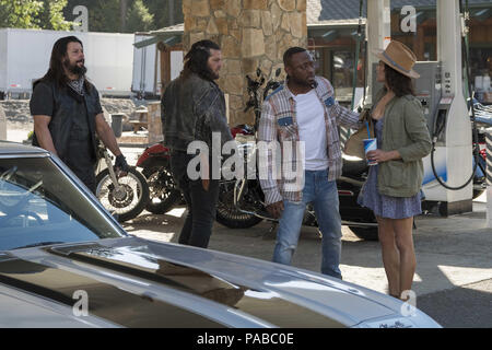 RELEASE DATUM: Titel: April 20, 2018 Studio: Global Road Entertainment REGISSEUR: Deon Taylor PLOT: ein Paar für ein romantisches Wochenende in den Bergen von einem Biker gang angesprochen. Allein in den Bergen, Brea und John muss sich gegen die Bande, die vor nichts zurückschrecken, um ihre Geheimnisse zu schützen. In den Hauptrollen: PAULA PATTON als Brea, OMAR EPPS, John. (Bild: © Global Road Unterhaltung/Entertainment Bilder) Stockfoto