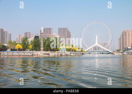 Stadtbild von Tianjin, China Stockfoto