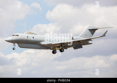 Royal Air Force Sentinel R.1 auf dem Bild 2018 Royal International Air Tattoo an RAF Fairford in Gloucestershire. Stockfoto