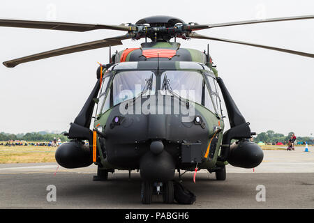 Italienische Luftwaffe HH-101 Caesar auf dem Bild 2018 Royal International Air Tattoo an RAF Fairford in Gloucestershire. Stockfoto