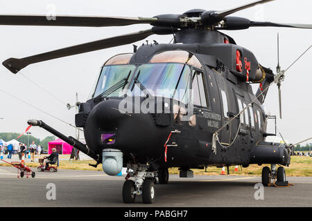 Italienische Luftwaffe HH-101 Caesar auf dem Bild 2018 Royal International Air Tattoo an RAF Fairford in Gloucestershire. Stockfoto