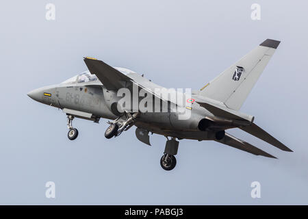 Italienische Luftwaffe T-346 ein Meister auf dem Bild 2018 Royal International Air Tattoo an RAF Fairford in Gloucestershire. Stockfoto