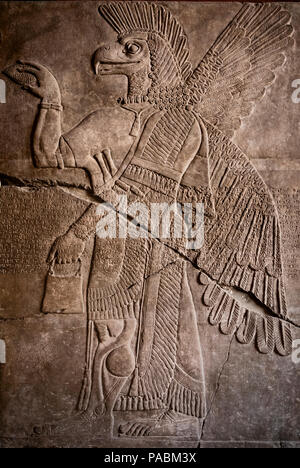 Assyrische CARVING (9-13 th C BCE) PERGAMONMUSEUM MUSEUMSINSEL BERLIN DEUTSCHLAND Stockfoto