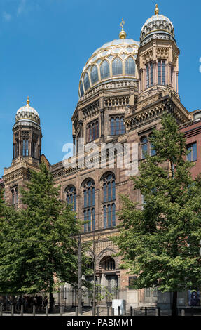 Neue Synagoge (1859-1866) ORANIENBURGSTRASSE BERLIN DEUTSCHLAND Stockfoto