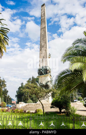 ADDIS ABEBA, Äthiopien - Sep 29, 2011: Yekatit 12 Denkmal. Es erinnert an die großen Massaker während der italienischen Invasion Stockfoto