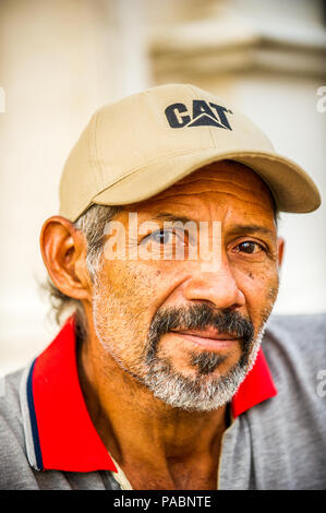 MANAGUA, NICARAGUA - Jan 6, 2012: Unbekannter nicaraguanischen Menschen Porträt. 69% der Nicaranguan Menschen gehören zu den Mestizen ethnische gruppe Stockfoto