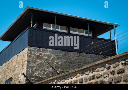 CAMP TOR MAUTHAUSEN KZ Mauthausen in Österreich (1938-1945) Stockfoto