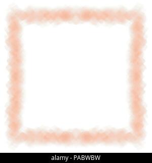 Orange Aquarell Rahmenlinie spiegel Muster, Vector Illustration Stock Vektor