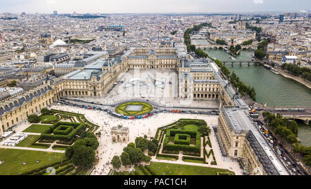 Das Louvre-Museum, Paris, Frankreich Stockfoto