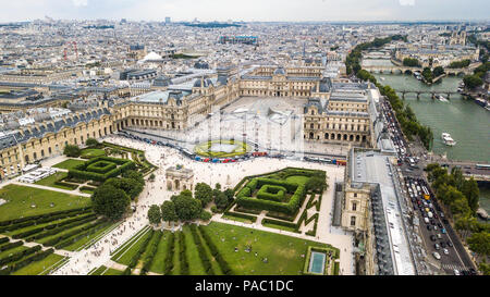 Das Louvre-Museum, Paris, Frankreich Stockfoto