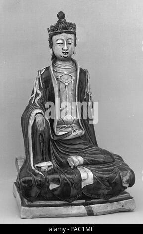 Abbildung der Guanyin. Kultur: China. Abmessungen: H. 13in. (33 cm). Museum: Metropolitan Museum of Art, New York, USA. Stockfoto