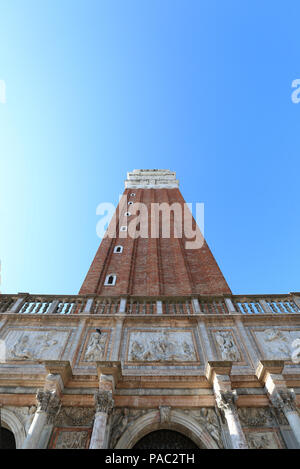 Campanile von San Marco Stockfoto