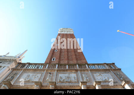 Campanile von San Marco Stockfoto