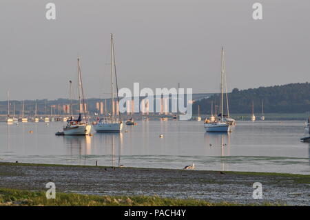 Orwell Brücke am River Orwell Suffolk, England, Großbritannien Stockfoto