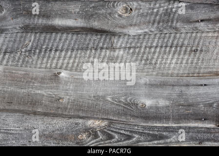 Grunge Holz- Hintergrund der alten grauen unbemalte Boards Stockfoto