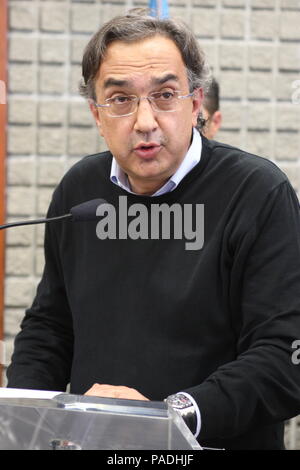 Sergio Marchionne erhält Ehrendoktorwürde der Universität Cassino, 5. Oktober 2007 Stockfoto