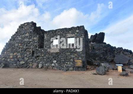Große alte Goldmine Ruinen in Aruba. Stockfoto