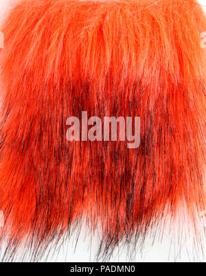 Rotes Fell Textur Stockfoto