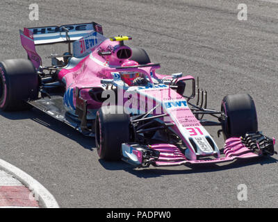 Montreal, Kanada. Esteban Ocon von Frankreich für Sahara Force India F1 Team bei der Formel 1 Grand Prix von Kanada, Circuit Gilles-Villeneuve. Stockfoto