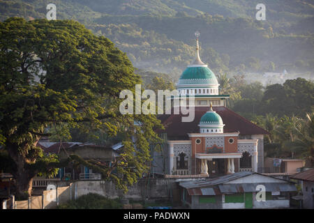 Moschee in Kalabahi, Indonesien Stockfoto