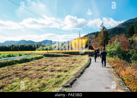 Ohara Landschaft Dorf Blick in die Natur in Kyoto, Japan Stockfoto