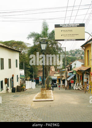 Ort, Strasse, Embu das Artes, Sao Paulo, Brasilien Stockfoto