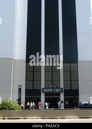 Gebäude, Shopping Metrô Santa Cruz, Santa Cruz, Sao Paulo, Brasilien Stockfoto