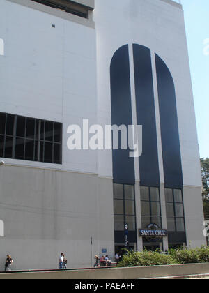 Gebäude, Shopping Metrô Santa Cruz, Santa Cruz, Sao Paulo, Brasilien Stockfoto