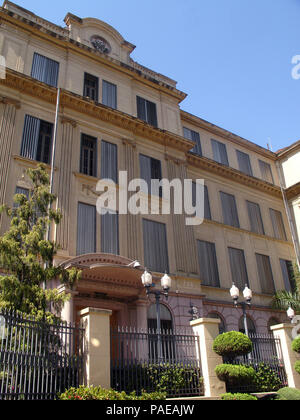 Gebäude, Arquidiocesano Schule, Domingos de Moraes Avenue mit Pedro de Toledo Street, Vila Mariana, São Paulo, Brasilien Stockfoto