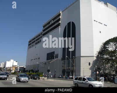 Gebäude, Shopping Metrô Santa Cruz, Santa Cruz, Sao Paulo, Brasilien Stockfoto