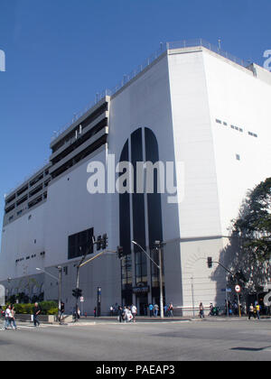 Gebäude, Shopping Metrô Santa Cruz, Santa Cruz, Sao Paulo, Brasilien Stockfoto