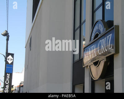 Gebäude, Shopping Metrô Santa Cruz, Santa Cruz, Sao Paulo, Brasilien Stockfoto