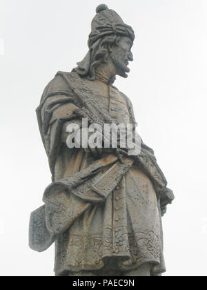 Skulptur, Senhor do Bom Jesus de Matosinhos Basilika, Minas Gerais, Congonhas, Brasilien Stockfoto