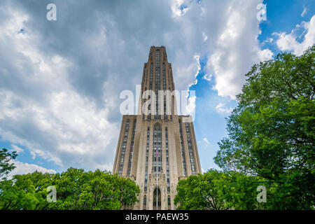 Der Dom des Lernens an der Universität von Pittsburgh, Pittsburgh, Pennsylvania Stockfoto